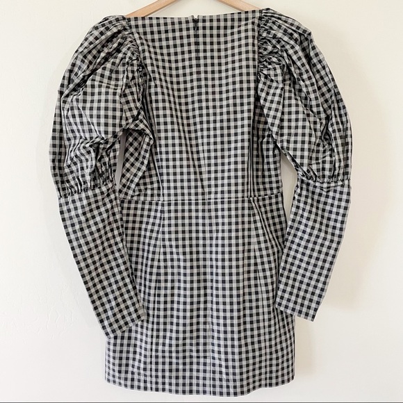 ROTATE BIRGER CHRISTENSEN Gingham shell mini dress - Picture 12 of 16